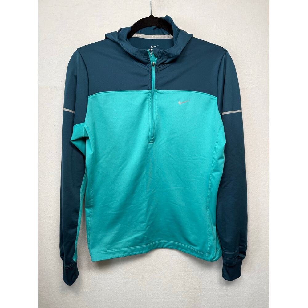 Nike Dri Fit 1/2 Zip Hooded Pullover, Women's Size Large